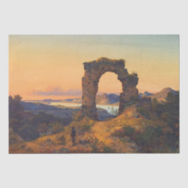 Roland's Arch (von Andreas Achenbach) Seidenpapier