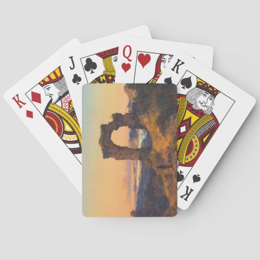 Roland's Arch (von Andreas Achenbach) Spielkarten (Rückseite)