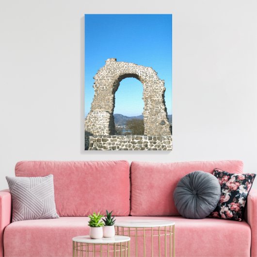 Rolandsbogen Leinwanddruck (Insitu (Wohnzimmer))