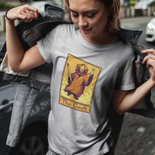 Role Player für Pixel-Tarot-Karte T-Shirt