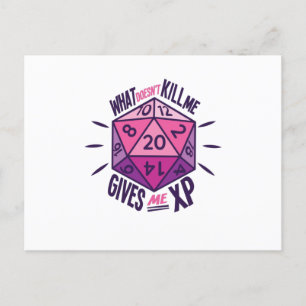 Role Playing Dice Postkarte
