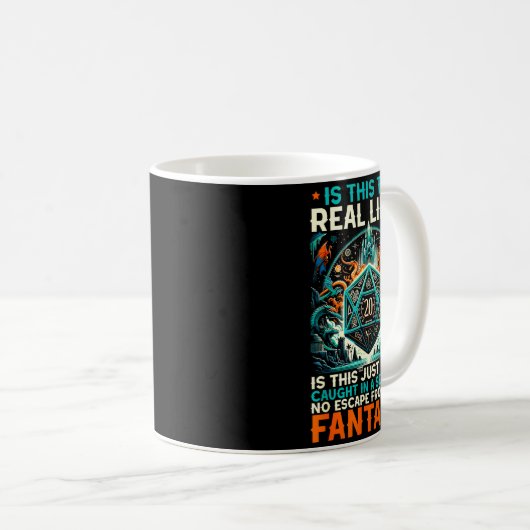 Role Playing Game Rpg Master D20 Tabletop Funny Rp Kaffeetasse (VorderseiteRechts)