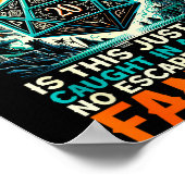 Role Playing Game Rpg Master D20 Tabletop Funny Rp Poster (Ecke)