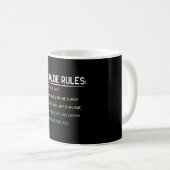 Role Playing Game Rules Kaffeetasse (VorderseiteRechts)