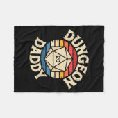 Role Playing Gamer Dad Rpg Master Tabletop Funny R Fleecedecke (Vorderseite (Horizontal))