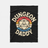 Role Playing Gamer Dad Rpg Master Tabletop Funny R Fleecedecke (Vorderseite)