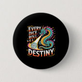 Role Playing Gamer Rpg Master D20 Tabletop Funny R Button (Vorderseite)