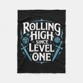 Role Playing Gamer Rpg Master D20 Tabletop Funny R Fleecedecke (Vorderseite)