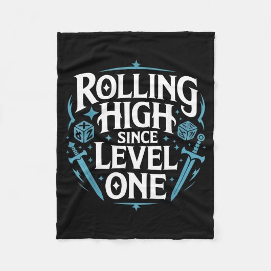 Role Playing Gamer Rpg Master D20 Tabletop Funny R Fleecedecke (Vorderseite)