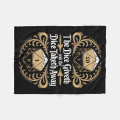 Role Playing Gamer Rpg Master D20 Tabletop Funny R Fleecedecke (Vorderseite (Horizontal))