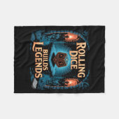 Role Playing Gamer Rpg Master D20 Tabletop Funny R Fleecedecke (Vorderseite (Horizontal))