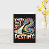 Role Playing Gamer Rpg Master D20 Tabletop Funny R Karte (Gelbe Blume)