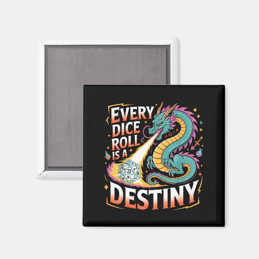 Role Playing Gamer Rpg Master D20 Tabletop Funny R Magnet (Vorderseite/Rückseite)