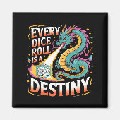 Role Playing Gamer Rpg Master D20 Tabletop Funny R Magnet (Vorne)