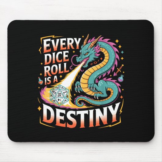 Role Playing Gamer Rpg Master D20 Tabletop Funny R Mousepad (Vorne)