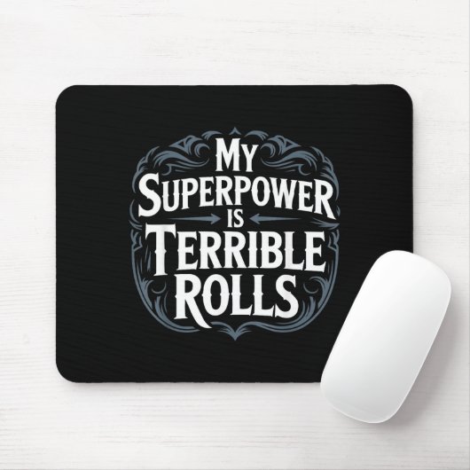 Role Playing Gamer Rpg Master D20 Tabletop Funny R Mousepad (Mit Mouse)