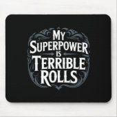 Role Playing Gamer Rpg Master D20 Tabletop Funny R Mousepad (Vorne)