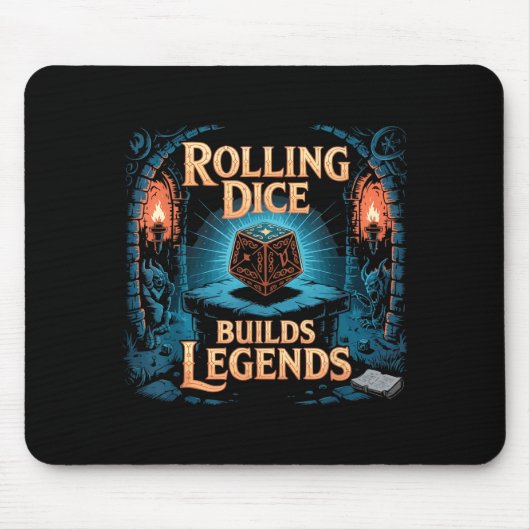 Role Playing Gamer Rpg Master D20 Tabletop Funny R Mousepad (Vorne)