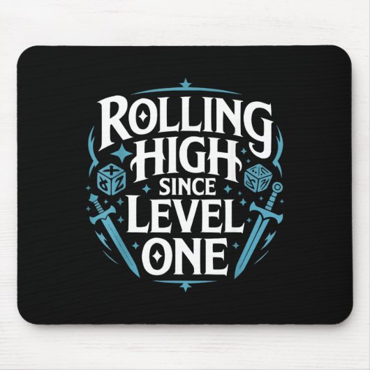 Role Playing Gamer Rpg Master D20 Tabletop Funny R Mousepad (Vorne)