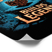 Role Playing Gamer Rpg Master D20 Tabletop Funny R Poster (Ecke)