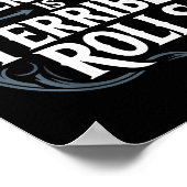 Role Playing Gamer Rpg Master D20 Tabletop Funny R Poster (Ecke)