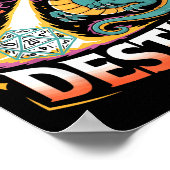 Role Playing Gamer Rpg Master D20 Tabletop Funny R Poster (Ecke)