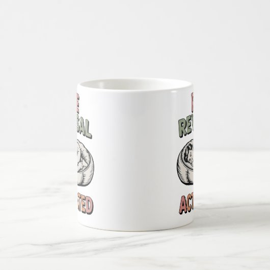 Role Reversal Activated | Human-Pet Humor Design Kaffeetasse (Mittel)