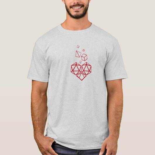 Roleplay DND RPG Dice Dungeon Master Geschenk T-Shirt (Vorderseite)