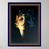 Rolf Armstrong Art Deco Print 12 x 16 Poster (Vorne)