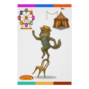 Rolf Wolf Balanceakt Poster