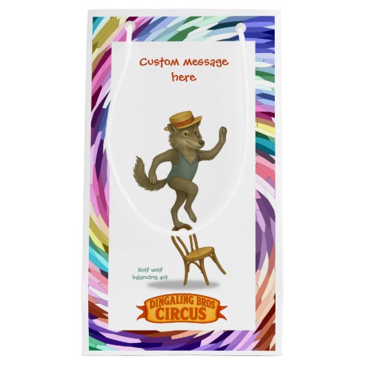 Rolf wolf balancing act kleine geschenktüte (Vorderseite)