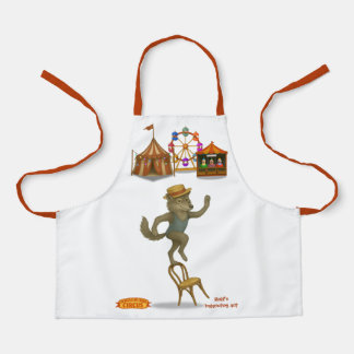 Rolf's balancing act schürze