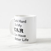 Rolig mugg till bilälskare kaffeetasse (Vorderseite Links)