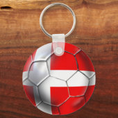 Roligans danish Vikings Denmark soccer geschenke Schlüsselanhänger (Vorderseite)
