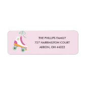 Roll Address Label - Magenta (Vorne)