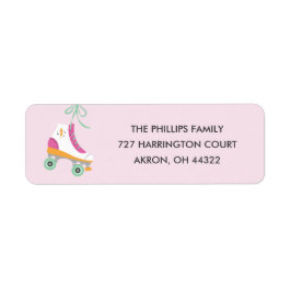 Roll Address Label - Magenta