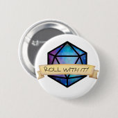 Roll damit, D20 Button (Vorne & Hinten)