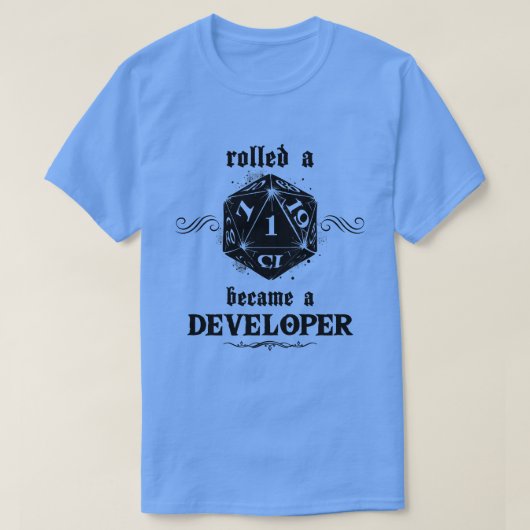 Roll Developer T-Shirt (Design vorne)
