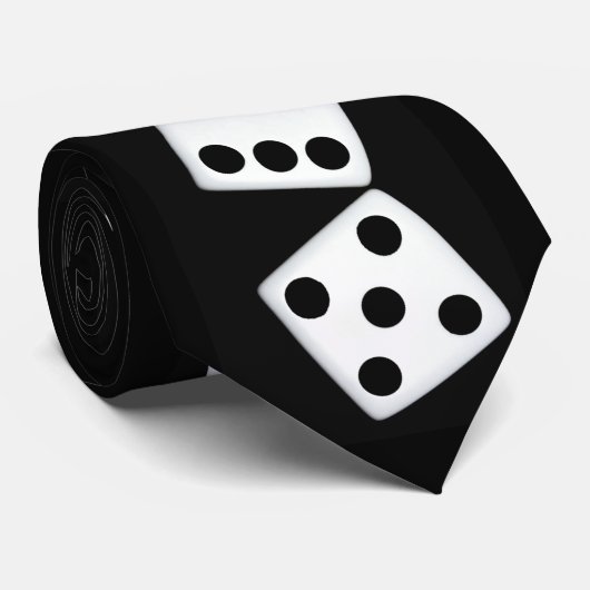 Roll Dice Neck Tie Krawatte (Gerollt)