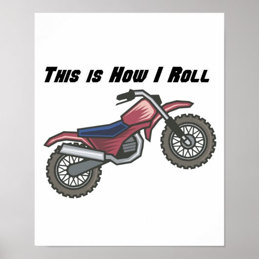 Roll (Dirt Bike) Poster (Vorne)