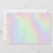 Roll Disco Roller Skaten Kindergeburtstag Einladung (Rückseite)