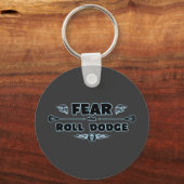 Roll Dodge - blau Schlüsselanhänger (Vorderseite)