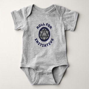 Roll for Initiative Boys Baby Bodysuit Strampler