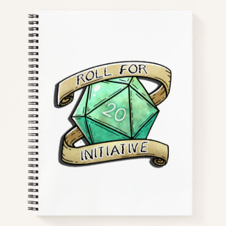 Roll for Initiative Notizblock