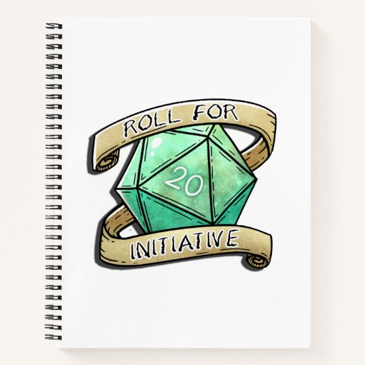 Roll for Initiative Notizblock (Vorderseite)