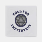 Roll for Initiative Party Napkins Serviette (Vorderseite)