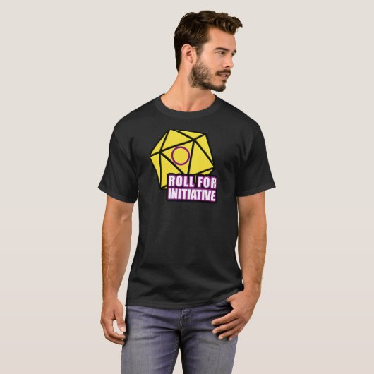 Roll for Initiative Pride T - Shirt (Vorne ganz)