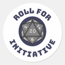 Roll for initiative sticker Sheets