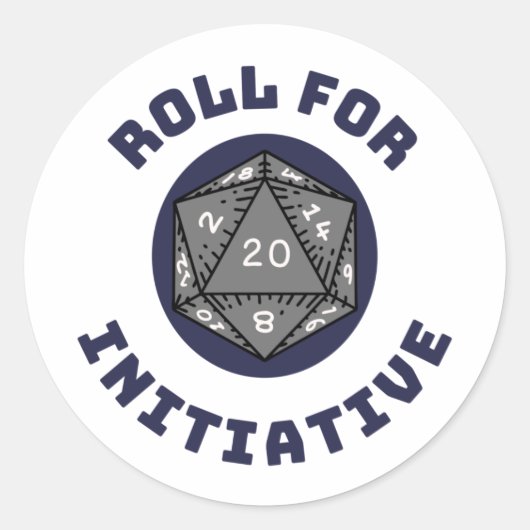 Roll for initiative sticker Sheets (Vorderseite)
