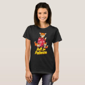 Roll for Patience Fantasy Fox Role Playing RPG Tab T-Shirt (Vorne ganz)